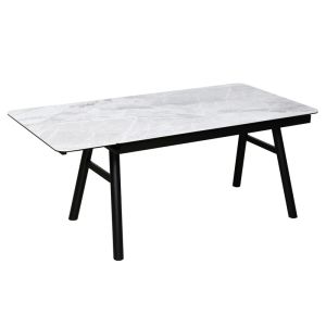 Buy cheap High Stability 850mm Ceramic Extendable Dining Table With Smooth Surface from wholesalers