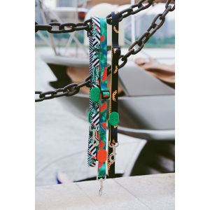 Buy cheap 1.5cm 0.59" Padded Dog Leash Padded Handle Dog Lead Add Silicone Button 86 To 136cm from wholesalers