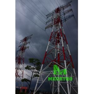 Buy cheap 500KV four circuit cross-river tension transmission line tower from wholesalers