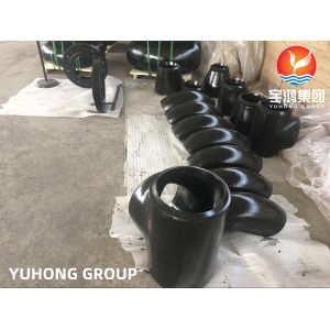 ASTM A234 WP9 / WP11 Carbon Steel Fitting Elbow Tee For Pipeline Oil Coated