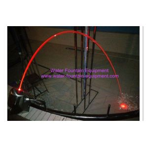 Buy cheap Custom Rainbow Glass Light Jet Fountain With LED Light For Swimming Pool from wholesalers