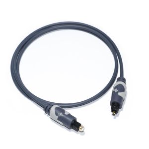 Buy cheap Toslink Digital audio Cable OD4.0 Optic Fiber Cable Plated ABS Round Connector HiFi Sound For Home Theater CD Soundbar from wholesalers