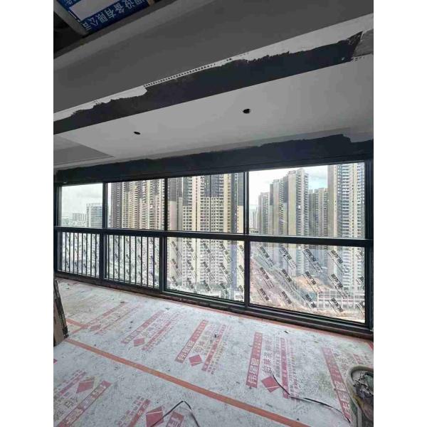 Manual / Automatic Aluminium Sliding Windows With Horizontal / Vertical Opening
