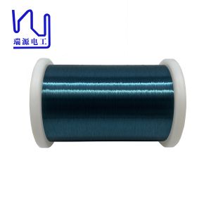 Buy cheap Swg 46 Enamelled Copper Wire Blue Uew / Pew Class F from wholesalers