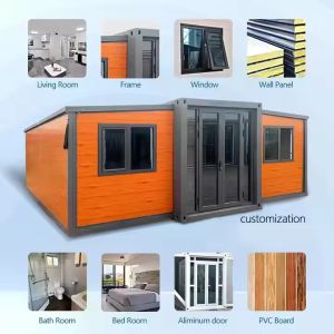 Buy cheap 20ft 40ft Prefab Modular Foldable Expandable Container Homes Living House from wholesalers