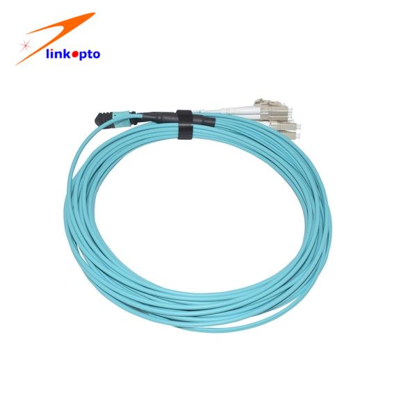 Compact Design Fiber Optic Accessories 20M Dual Duplex Fiber Patch Cord