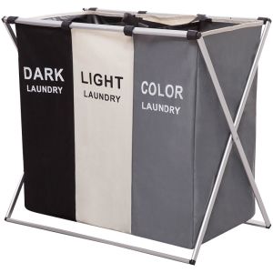 Buy cheap Foldable Waterproof X Shape Steel Laundry Basket from wholesalers