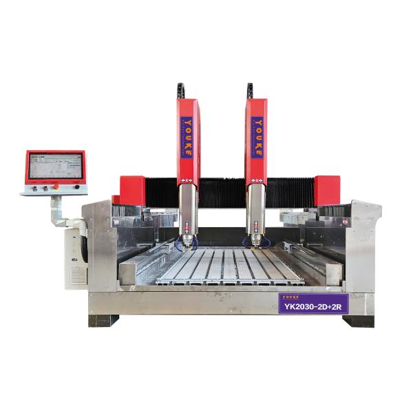 Buy cheap CNC Stone Engraving and Cutting Machine for Flat Circular Workpieces 380V Dual Purpose from wholesalers