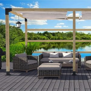 Buy cheap Modular Size Pergola Bracket Set for 4x4 6x6 Square Post Metal Fabrication Customize from wholesalers