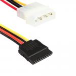 Buy cheap Male Female Y SATA Hard Drive Cable Splitter Molex 4 Pin Durable from wholesalers