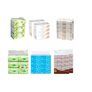 Buy cheap 2rows Bundle Packing Machine , 2 Layers Tissue Paper Napkin Machine from wholesalers