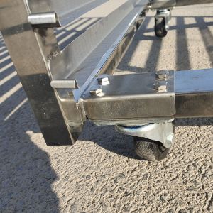 Buy cheap 300kg Loading Weight 30 Tiers Stainless Steel Cake Cooling Rack Fruit Drying Tray Trolley from wholesalers