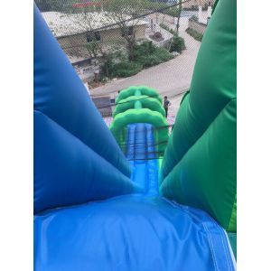 Buy cheap Giant Water Slide Inflatable Commercial Inflatable Water Slide with Pool from wholesalers