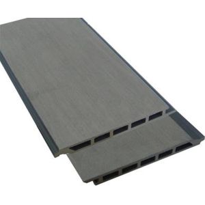 Buy cheap 3D Texture WPC Slatted Cladding Wall Panel Board External Plastic Wood from wholesalers