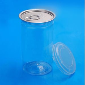 Buy cheap EOE / POE Sealing PET Plastic Jars Environmentally Friendly 440Ml 35G from wholesalers