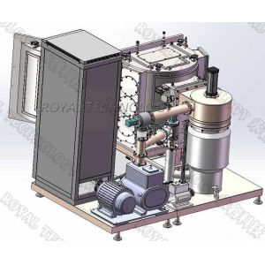 Automotive Wheel Hard Chrome Plating Machine , Aluminum, Chrome DC Magnetron