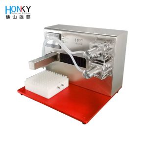 Buy cheap High-Precision Desktop Liquid Filling Machine with 0.1-50ml Capacity and 304 Stainless Steel for Small-Batch Cosmetics and Pharmaceuticals from wholesalers