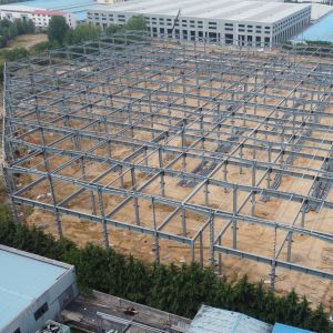 Buy cheap Prefab Steel Workshop Shed with H-Section Beams and Sandwich Panels from wholesalers