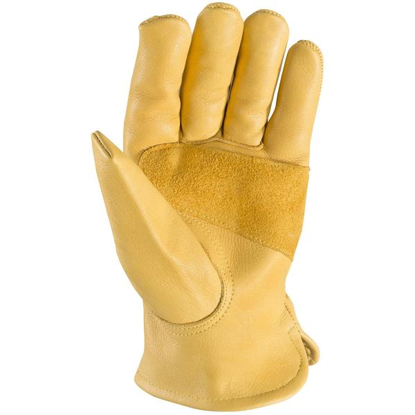 Quality EN388 Cuff Patched Insulated  Leather Work Gloves Abrasion Resistant for sale