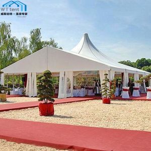China Commercial Mixed Custom Made Tents Strong Metal Structure UV Protected on sale