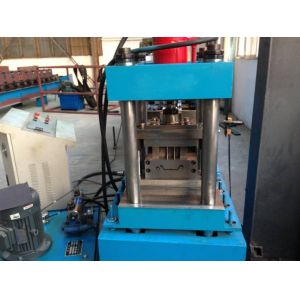 3 Tons Decoiler Shutter Door Frame Roll Forming Machine 40GP Container Maximal