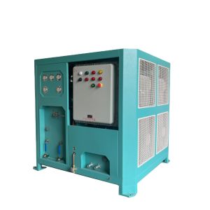 Buy cheap R134A Filling Plant ISO Tank Gas AC Filling Machine Gas Recovery Charging Station 25HP gas recovery machine ac recovery pump from wholesalers