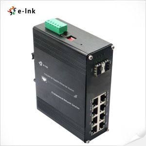 Industrial L2+ 8-Port 10/100/1000T + 2-Port 1000X SFP Managed Ethernet Switch