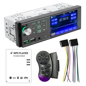 Buy cheap 4.1inch Portable Car Stereo Dual USB HD Touch Screen for Bluetooth MP5 Player Colorful Lights Autoradio Car Radio CD for DVD VCD from wholesalers