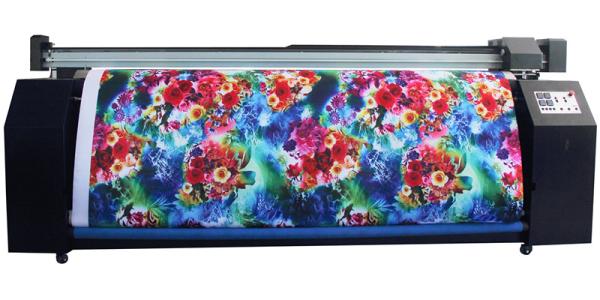 Quality Dual CMYK Sublimation Ink Digital Fabric Printing Machine To Make Banner Flag for sale