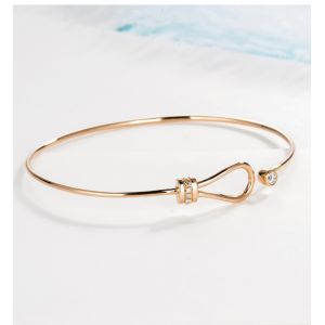 Gold Bangles Gold Value 18K Gold Diamond Bangle 0.15ct Open-Type Lock