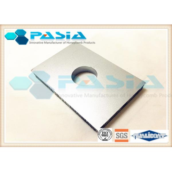 Buy cheap Customized Shape Aluminum Honeycomb Panels With PVDF Roller Coating Surface from wholesalers