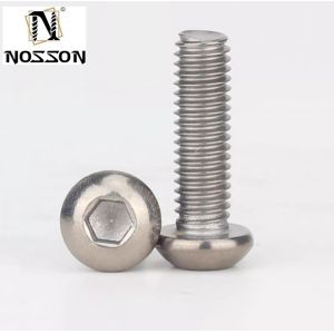 Buy cheap ANSI Standard 304 Stainless Steel 1 Inch Button Head Socket Cap Bolts Screws for INCH Measurement System Allen Hex Drive from wholesalers