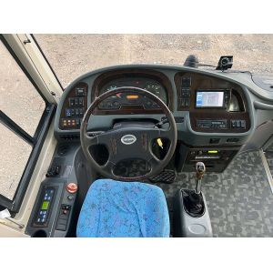 Buy cheap White Large Used Passenger Bus 47 Seats Pre Owned Bus with Manual Transmission Type from wholesalers