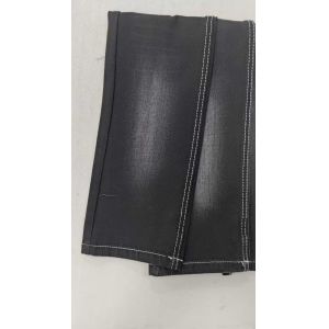 12.5oz BLACK/BLACK with full width 168-170cm Light Stretch Elastic on both waft