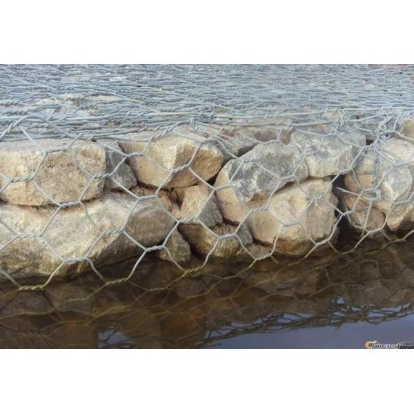 Buy cheap 3.05mm 8*10cm Gabion Wire Mesh Boxes Hexagonal Stone 3x1x0.5m from wholesalers