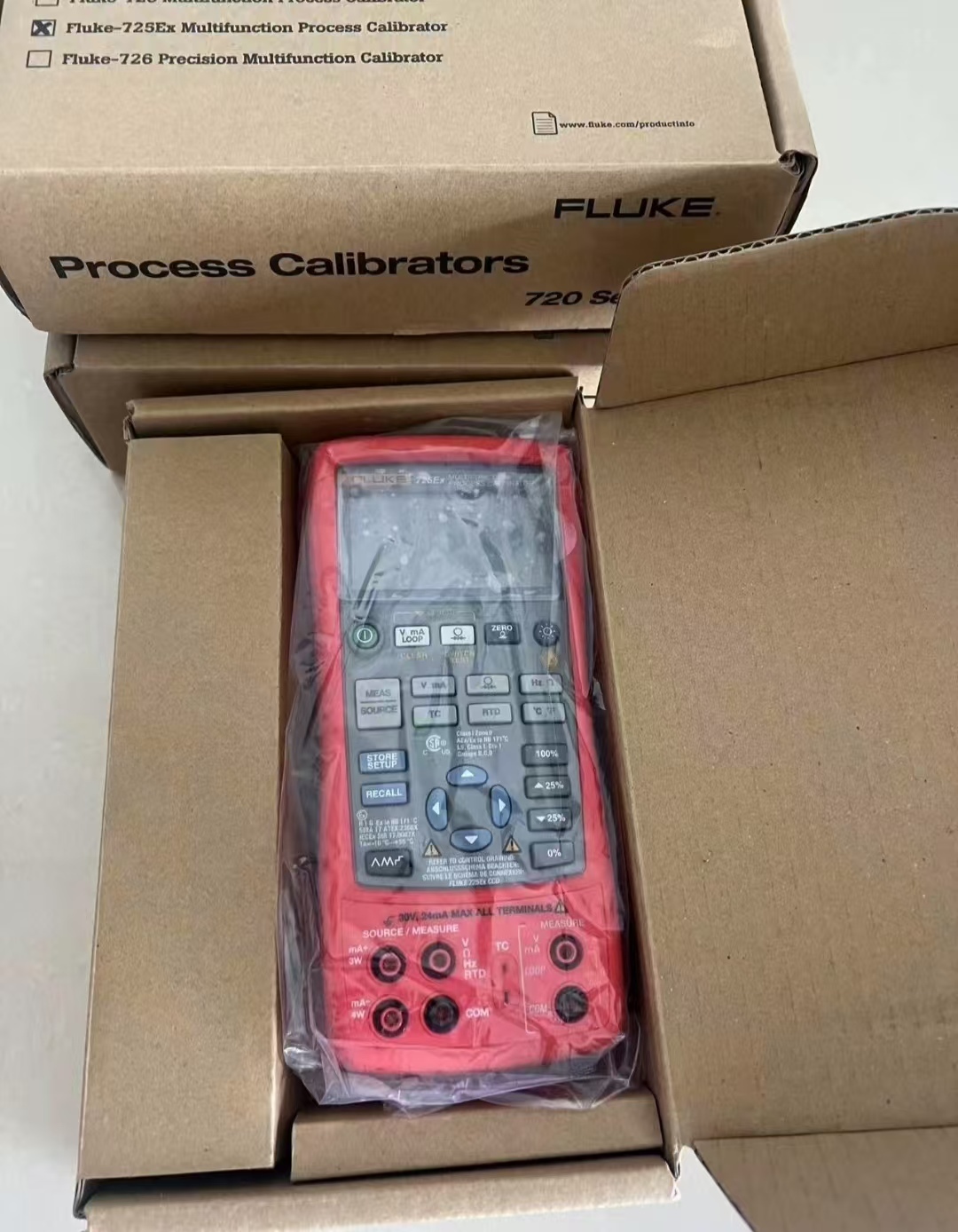 Buy cheap Fluke 725EX Multifunction Process Calibrator Explosion ATEX Ex Ia IIB T4 I/P Testing Intrinsically Safe from wholesalers