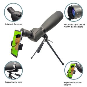 25-75x75 Redfield Birding Spotting Scope For Long Range Shooting