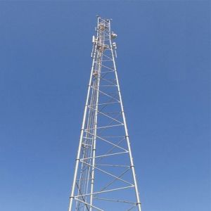 China Galvanized Telecommunication Tubular Steel Tower Tube Antenna Lattice Steel Tower 4 Legged Customized on sale