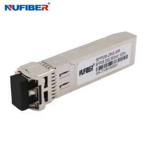 25G Bidi 20km SFP28 Transceiver Module , Cisco Compatible Optical Fiber Module