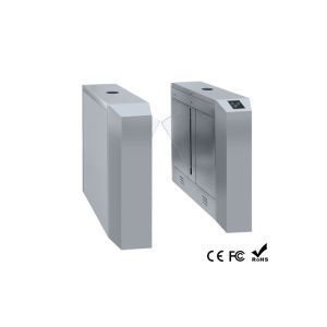 Buy cheap Wire Drawing Automatic Flap Barrier Glass Retractable LED Indicator from wholesalers