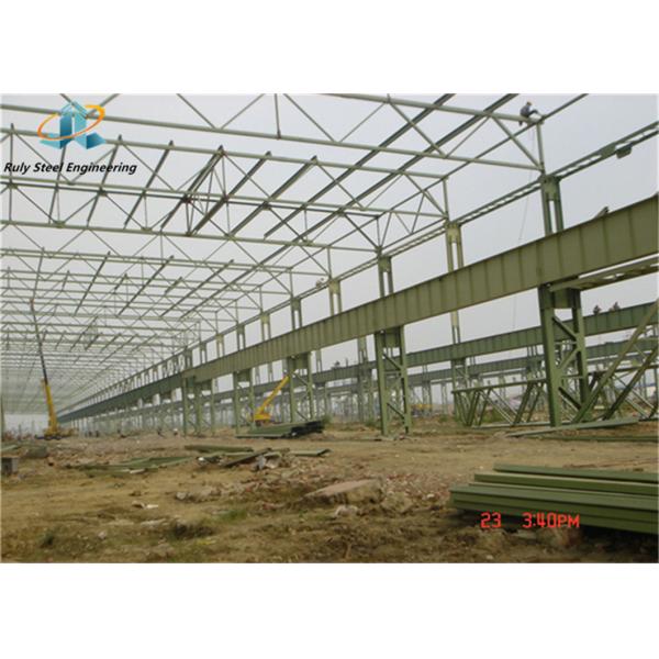 Buy cheap Construction Pre-Engineered Prefabricated Customized Steel Structure Building with Parapet Wall Workshop from wholesalers