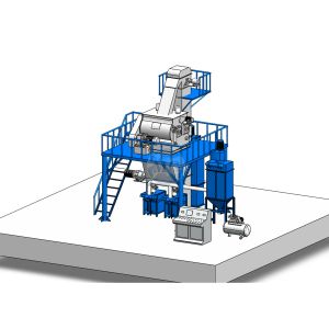 Buy cheap Cement Silo Available Dry Mix Machines With Electronic Weighing System from wholesalers