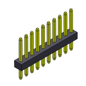 1*3PIN To 1*40PIN Single Row Header Connector 1.00mm Straight Type