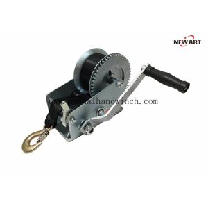 China Manually Operated 2500LBS 2 Gear Manual Hand Crank Winch on sale
