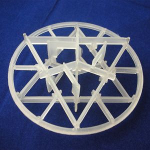 Plastic Snowflake Ring Column Packing 90mm For HCl Absorption In Various