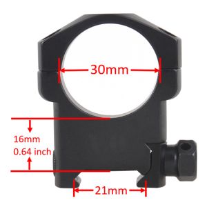 Buy cheap Custom Tactical High Profile Scope Mounting Rings , Picatinny Weaver 30mm Rings from wholesalers