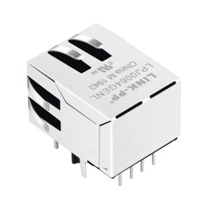 Buy cheap WE MIC24013-0102T-LF3 Compatible LINK-PP LPJ0064GENL 10/100 Base-T Tab Down Green/Yellow Led 1x1 Port Connector Lan RJ45 Modular Jack from wholesalers