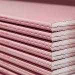 Buy cheap Customized Pink Fireproof Plasterboard , Decorative 12mm Ceiling Boards from wholesalers