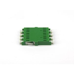 Buy cheap Hybrid Plastic Material LC APC/UPC Adapter for FTTH Four Duplex Fiber Optic Equipment from wholesalers