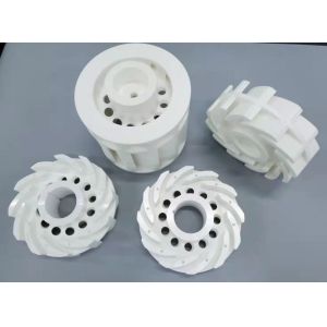 Buy cheap Custom Precision Advanced Ceramic Y-TZP Zirconia Impeller for ball mill product